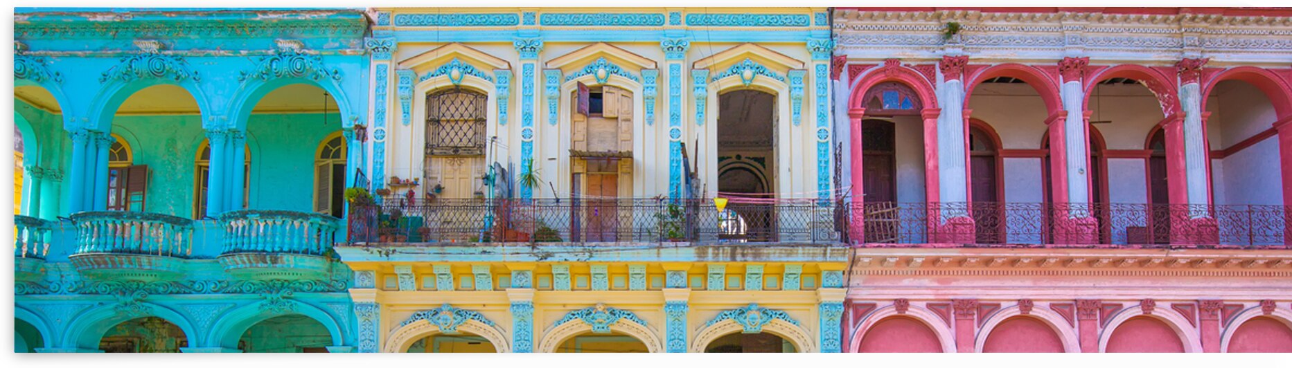 Scenic colorful Old Havana streets in historic city center Havana Vieja near Paseo El Prado and Capitolio by Elijah Lovkoff