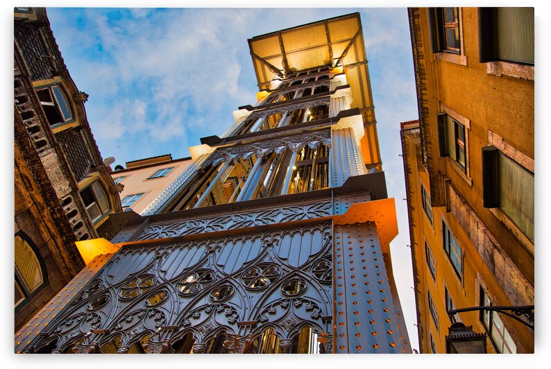 Lisbon Santa Justa Elevator Entrance by Elijah Lovkoff