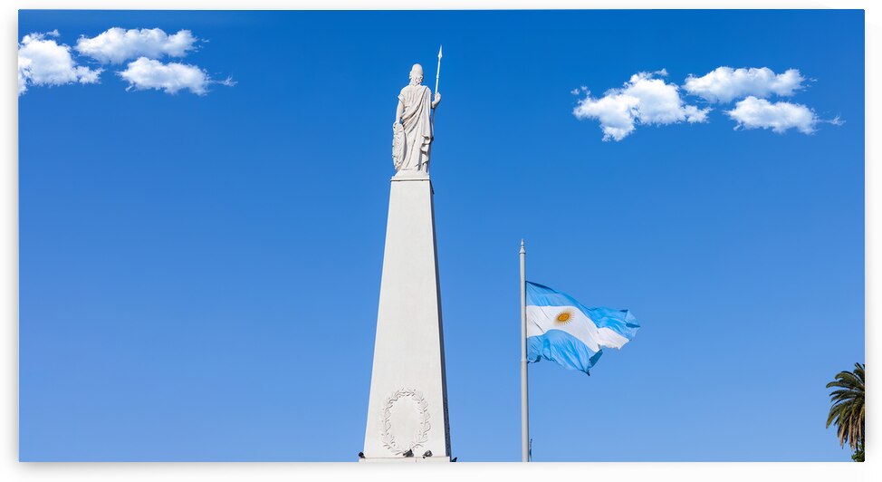 Casa Rosada office of the president of Argentina located on landmark historic Plaza de Mayo by Elijah Lovkoff