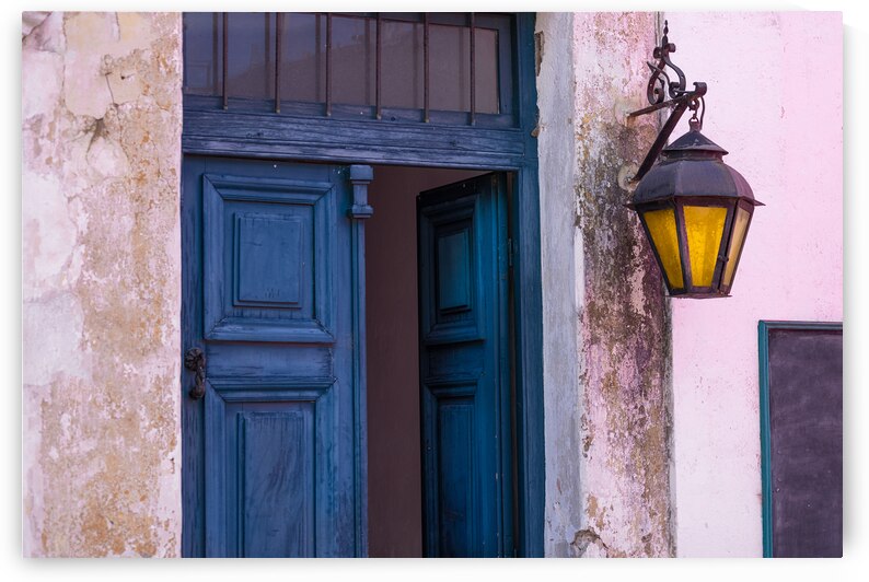 Uruguay colonial streets of Colonia Del Sacramento in historic center of Barrio Historico by Elijah Lovkoff