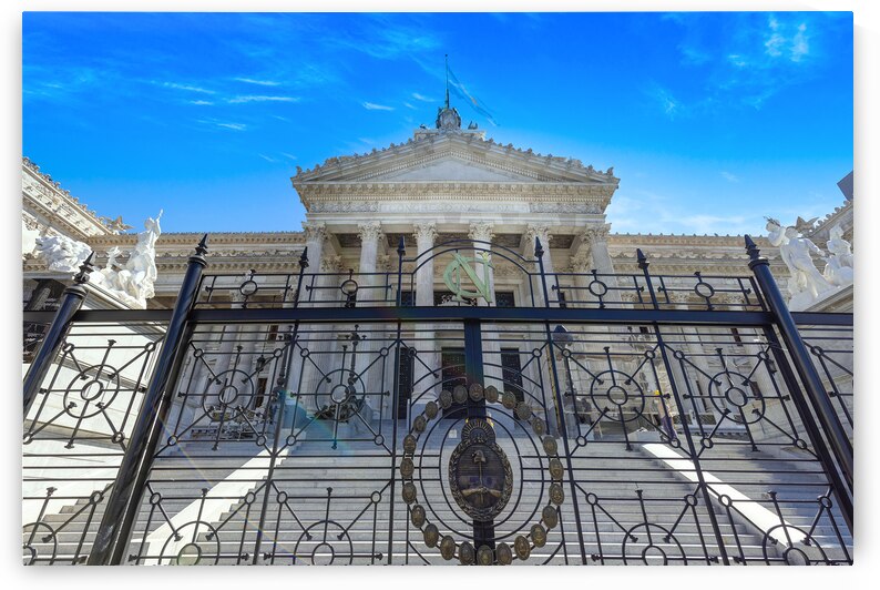 Buenos Aires National Congress palace building in historic city center by Elijah Lovkoff