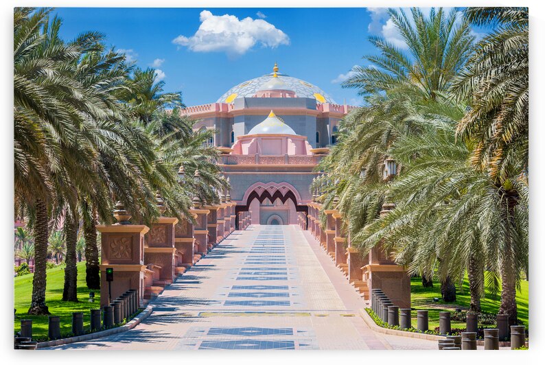 UAE United Arab Emirates Abu Dhabi typical traditional arab architecture by Elijah Lovkoff