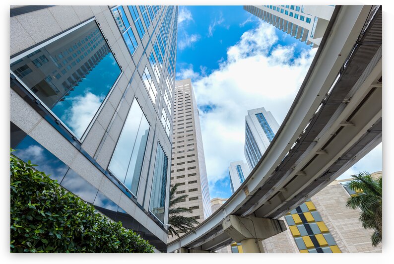 Miami luxury condominiums located near city financial center Biscayne Bay and South Beach by Elijah Lovkoff