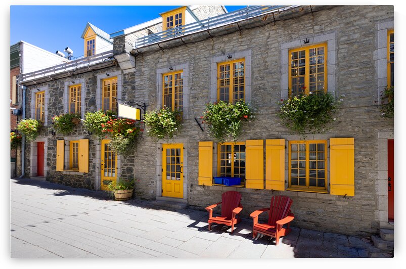 Canada Old Quebec City tourist attractions Petit Champlain lower town and shopping district by Elijah Lovkoff