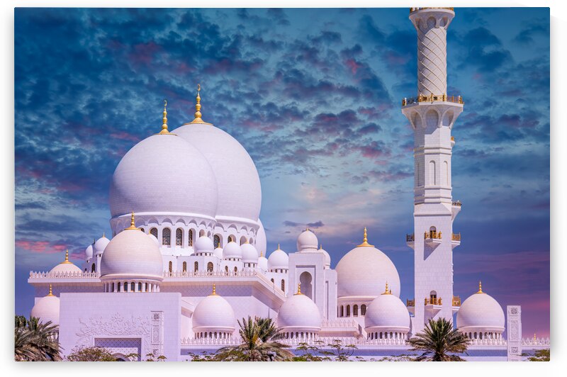 Abu Dhabi Grand Mosque Iconic Landmark and Architectural Marvel of UAE by Elijah Lovkoff