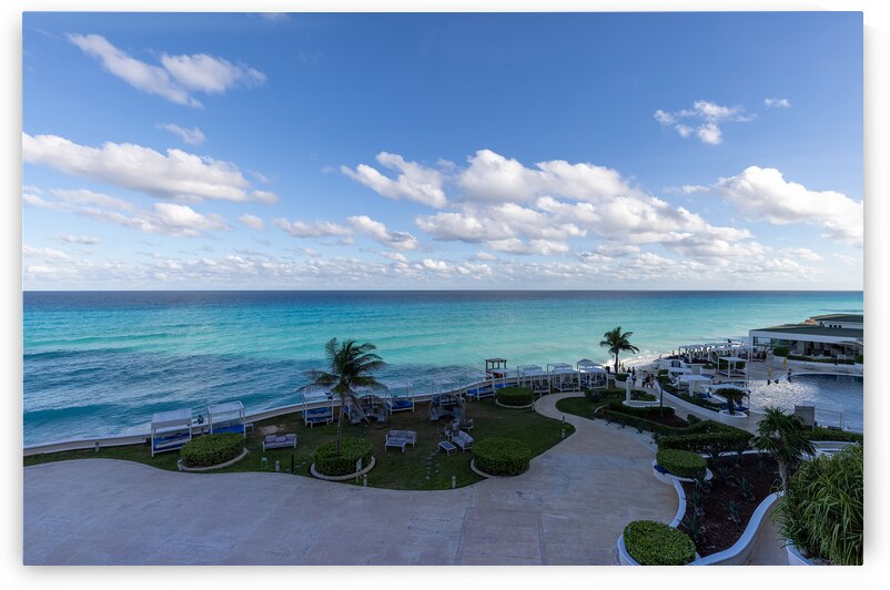 Luxury hotels along Cancun Zona Hotelera and Riviera Maya Hotel Zone with scenic beaches leisure activities parties and tourist entertainment by Elijah Lovkoff