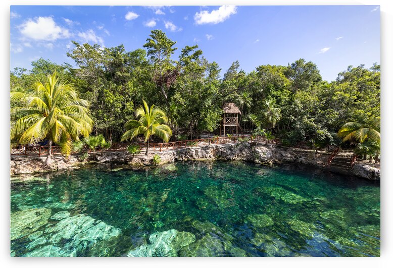 Mexico tourism destination Cenote Casa Tortuga near Tulum and Playa Del Carmen by Elijah Lovkoff