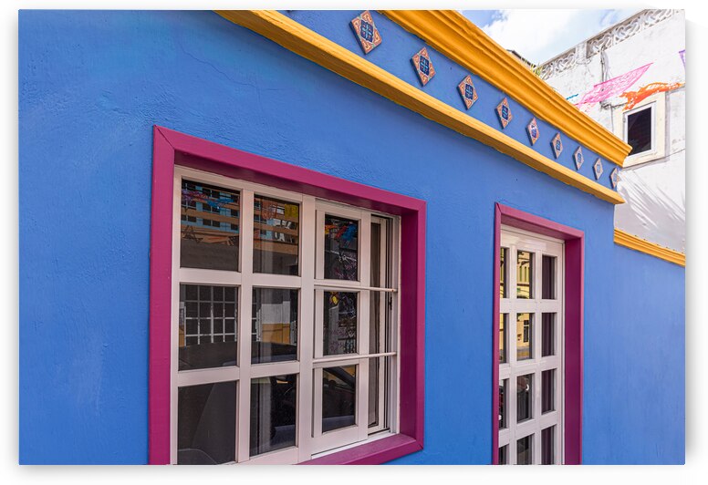 Mexico Cancun Colorful streets cafes restaurants and scenic beaches of the Island Isla Mujeres by Elijah Lovkoff