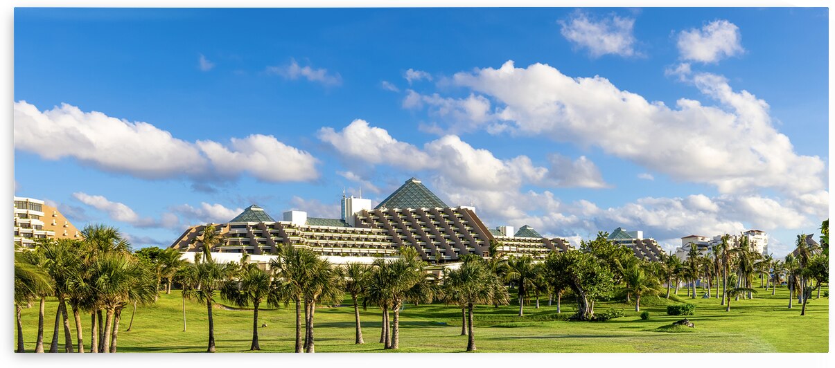 Luxury hotels along Cancun Zona Hotelera and Riviera Maya Hotel Zone with scenic beaches leisure activities parties and tourist entertainment by Elijah Lovkoff