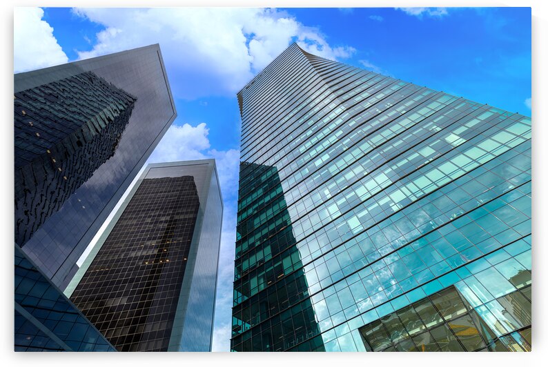 Argentina Buenos Aires panoramic financial center skyline and business development center by Elijah Lovkoff