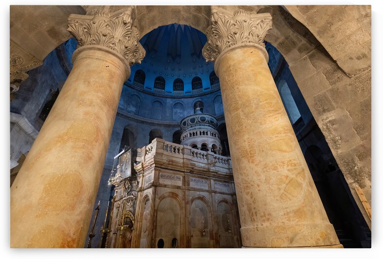 Israel Jerusalem Church of Holy Sepulchre Jesus Christ tomb place of resurrection and pilgrimage by Elijah Lovkoff