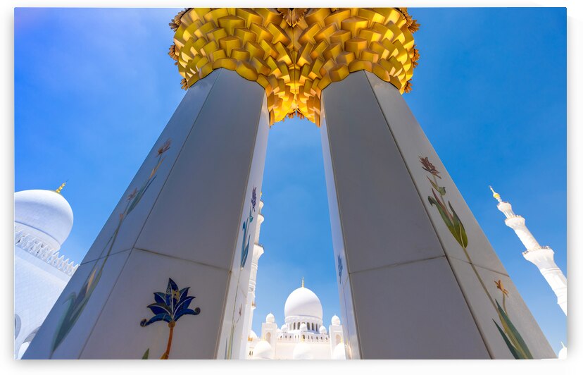 Abu Dhabi Grand Mosque Iconic Landmark and Architectural Marvel of UAE by Elijah Lovkoff