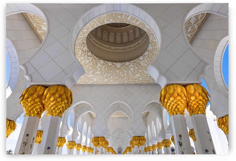 Abu Dhabi Grand Mosque Iconic Landmark and Architectural Marvel of UAE by Elijah Lovkoff