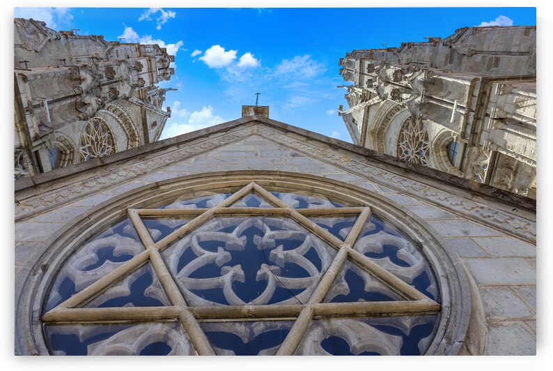 Cathedral Basilica of National Vow in historic center of Quito Ecuador. Roman catholic church by Elijah Lovkoff