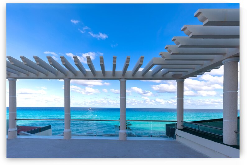 Luxury hotels along Cancun Zona Hotelera and Riviera Maya Hotel Zone with scenic beaches leisure activities parties and tourist entertainment by Elijah Lovkoff