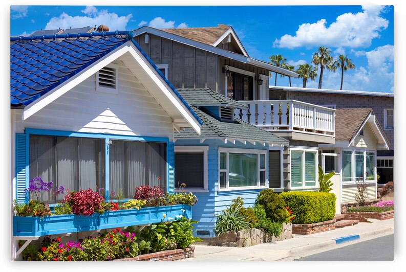 Scenic colorful streets of Avalon in Catalina Island in California USA by Elijah Lovkoff