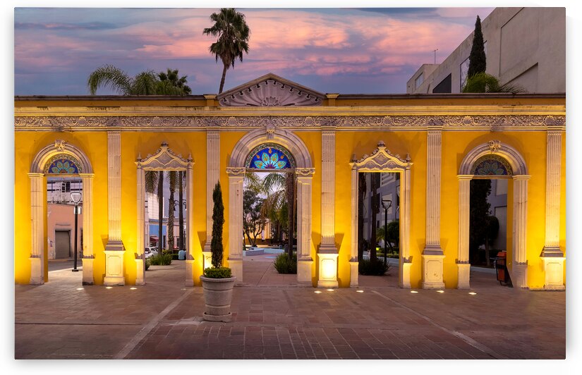 Central Mexico Aguascalientes catholic churches colorful streets and colonial houses in historic city center near Cathedral Basilica one of the main city tourist attractions by Elijah Lovkoff