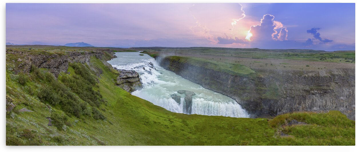 Reykjavik tour to scenic Gullfoss Falls a part of Iceland Golden Circle travel destination by Elijah Lovkoff