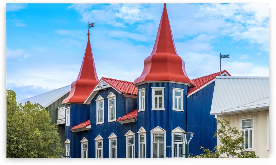 Iceland Akureyri town starting point to Godafoss waterfall tour lake Myvatn and whale watching by Elijah Lovkoff