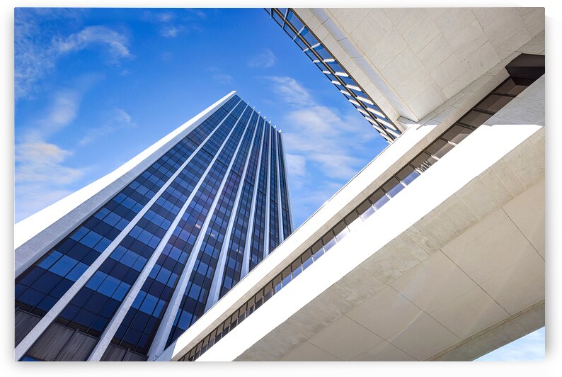 USA streets of Portland city downtown and financial center by Elijah Lovkoff
