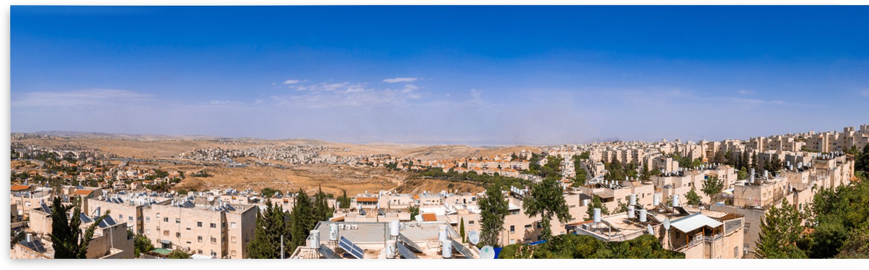 Jerusalem Pisgat Zeev settlement and neighborhood in East Jerusalem by Elijah Lovkoff