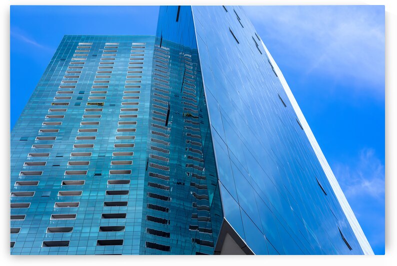 Argentina Buenos Aires panoramic financial center skyline and business development center by Elijah Lovkoff
