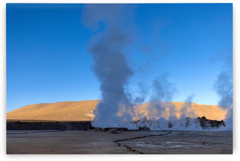 Chile San Pedro de Atacama Tatio Geysers in Atacama Desert by Elijah Lovkoff