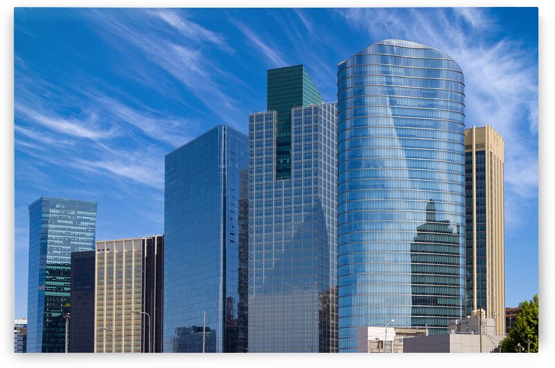 Argentina Buenos Aires panoramic financial center skyline and business development center by Elijah Lovkoff