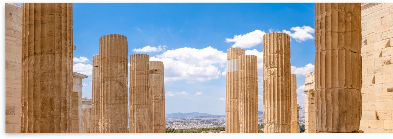 Greece Ancient landmark citadel Acropolis in Athens a UNESCO site by Elijah Lovkoff
