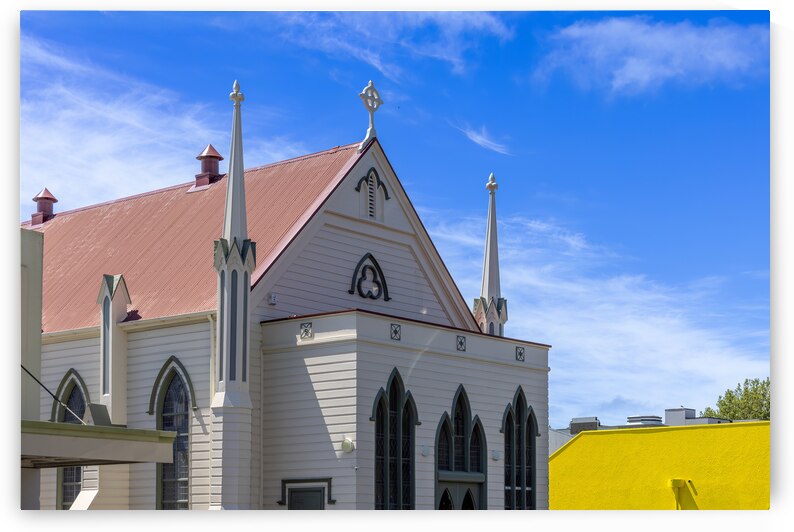New Zealand Napier churches in Art Deco city center. by Elijah Lovkoff