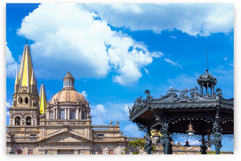 Mexico Guadalajara Cathedral Basilica in historic enter near Plaza de Armas and Liberation Square by Elijah Lovkoff