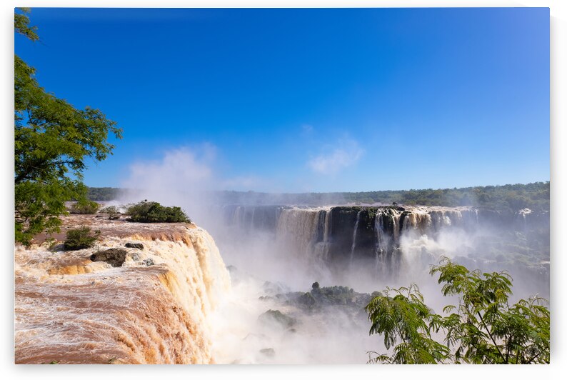 Brazil Iguazu National waterfall park scenic landscape by Elijah Lovkoff