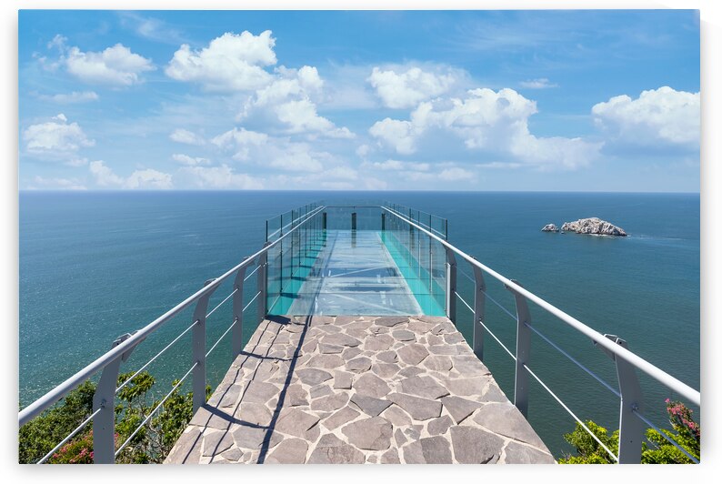 Mexico views from Mazatlan panoramic skyline lookout Mirador Del Faro and Mirador de Crystal by Elijah Lovkoff