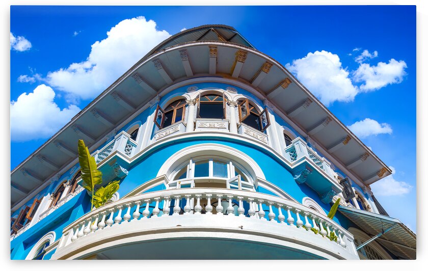 Panama Panama City historic center Casco Viejo colorful streets and colonial architecture by Elijah Lovkoff