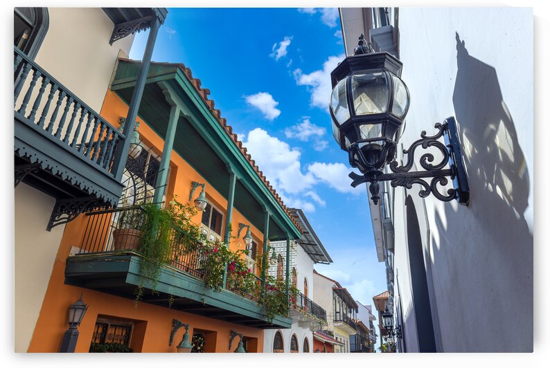 Panama Panama City historic center Casco Viejo colorful streets and colonial architecture by Elijah Lovkoff