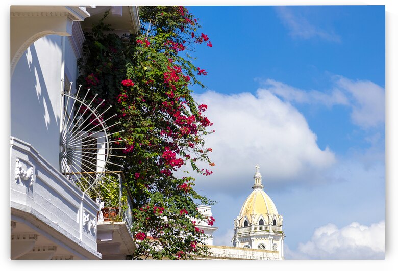 Panama Panama City historic center Casco Viejo colorful streets and colonial architecture by Elijah Lovkoff