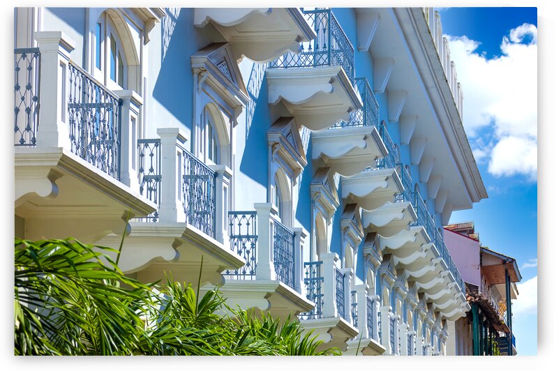 Panama Panama City historic center Casco Viejo colorful streets and colonial architecture by Elijah Lovkoff