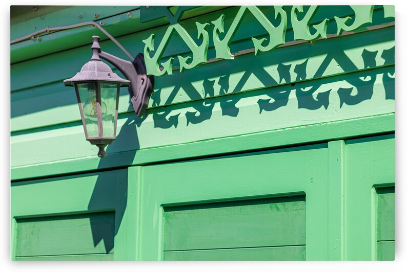 Caribbean cruise vacation. Colonial scenic colorful streets of Philipsburg by Elijah Lovkoff