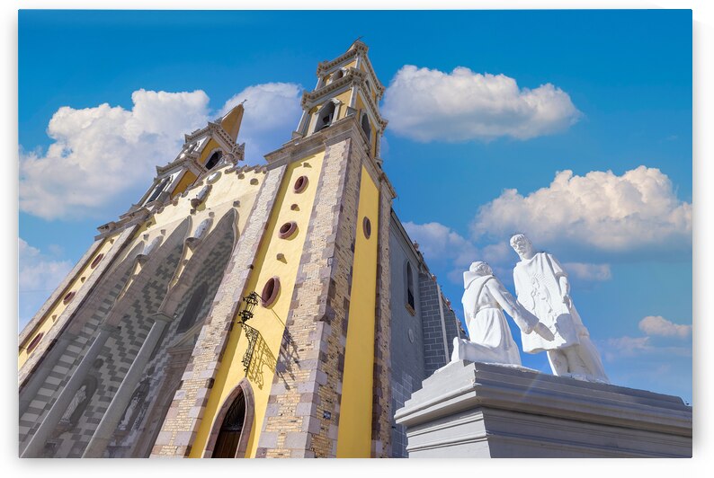 Immaculate Conception catholic Cathedral in Mazatlan historic colonial city center near Malecon and hotel zone by Elijah Lovkoff