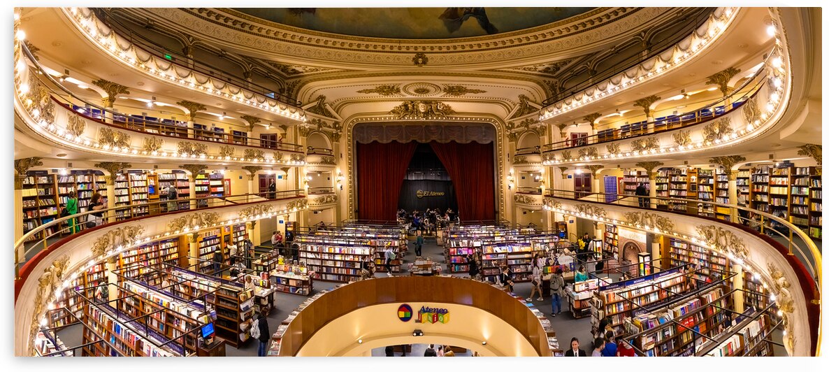 Buenos Aires El Ateneo Grand Splendid named the most beautiful bookstore in the world and second largest by Elijah Lovkoff