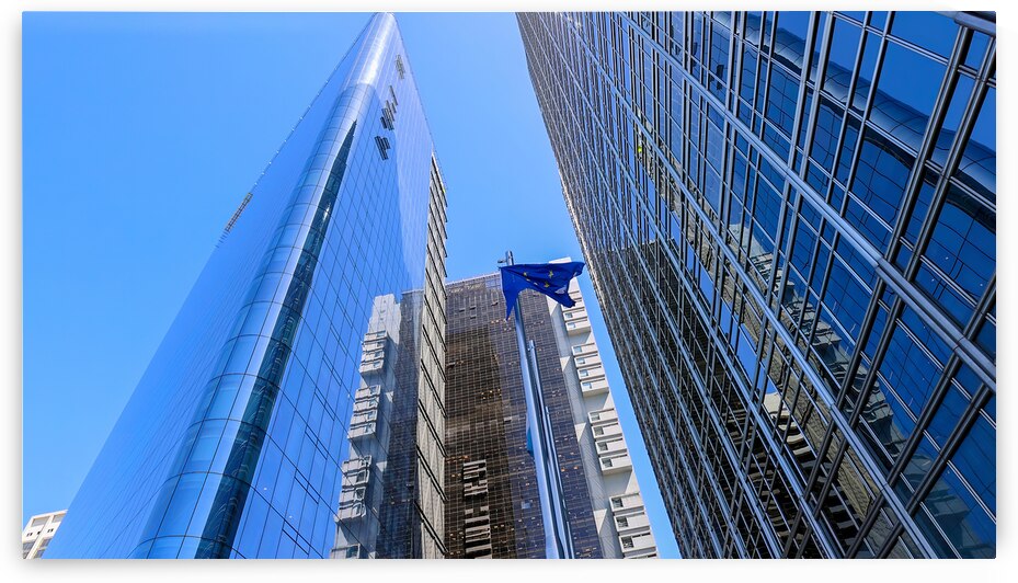 Argentina Buenos Aires panoramic financial center skyline and business development center by Elijah Lovkoff