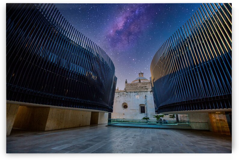 Patio of Strings in Merida Mexico by Elijah Lovkoff