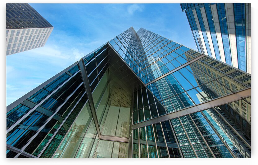Scenic Toronto financial district skyline in the city downtown by Elijah Lovkoff