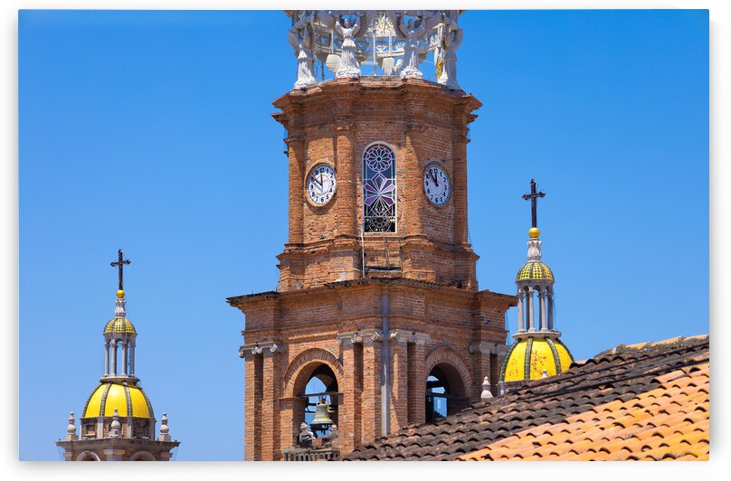 Puerto Vallarta church Parish Our Lady of Guadalupe near Malecon beaches and historic city center by Elijah Lovkoff