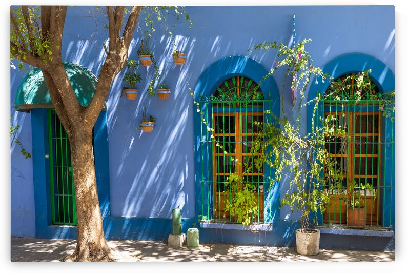 Mexico Mazatlan Colorful old city streets in historic city center near El Malecon promenade ocean shore Zona Hotelera Hotel Zone and central Mazatlan Basilica cathedral by Elijah Lovkoff