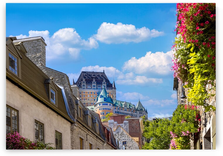 Canada Old Quebec City tourist attractions Petit Champlain lower town and shopping district by Elijah Lovkoff