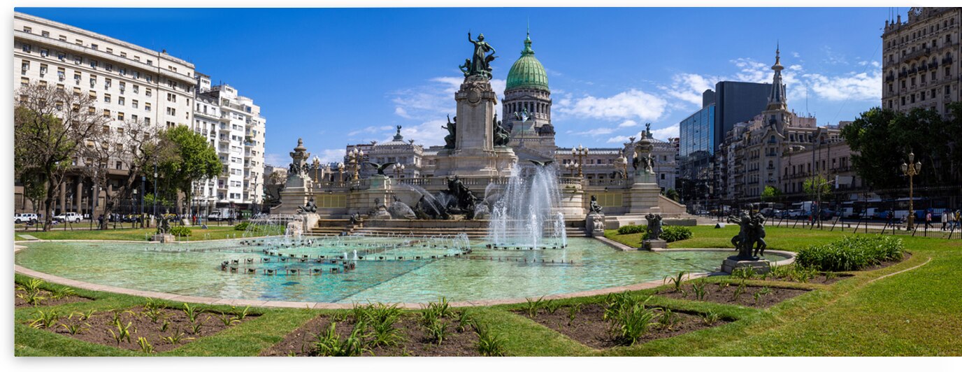 Buenos Aires National Congress palace building in historic city center by Elijah Lovkoff