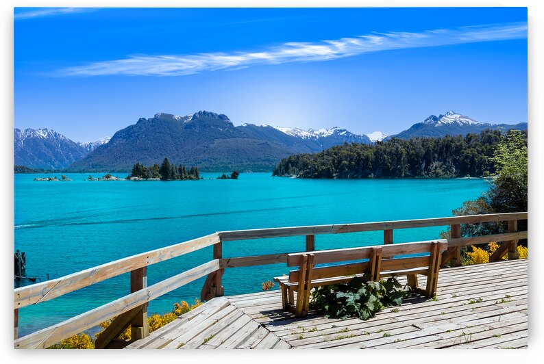 Argentina Patagonia Bariloche Island Isla Victoria and Arrayanes forest scenic landscapes by Elijah Lovkoff