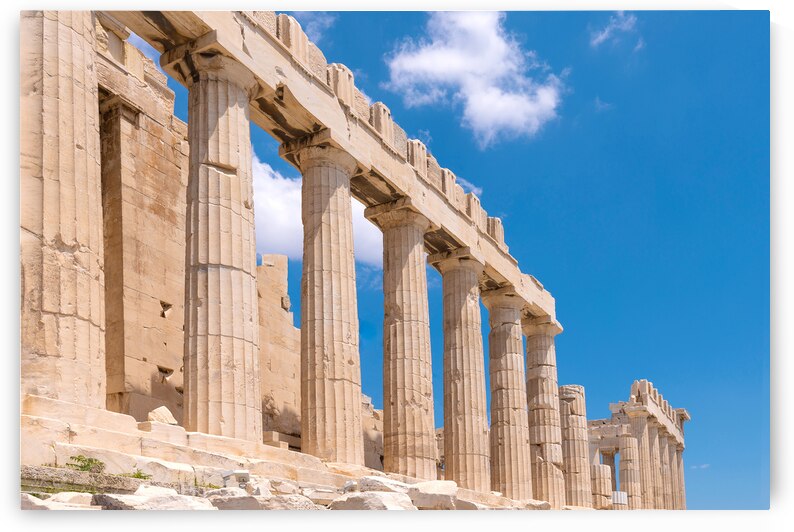 Greece Ancient landmark citadel Acropolis in Athens a UNESCO site by Elijah Lovkoff