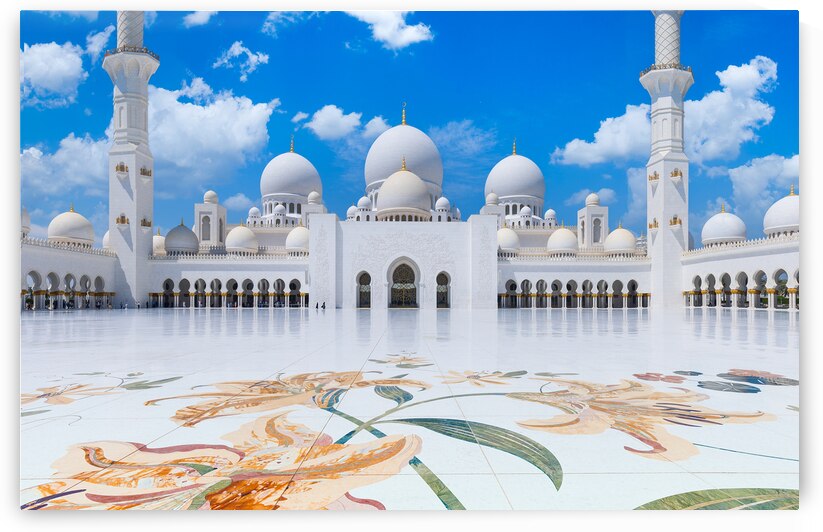 Abu Dhabi Grand Mosque Iconic Landmark and Architectural Marvel of UAE by Elijah Lovkoff